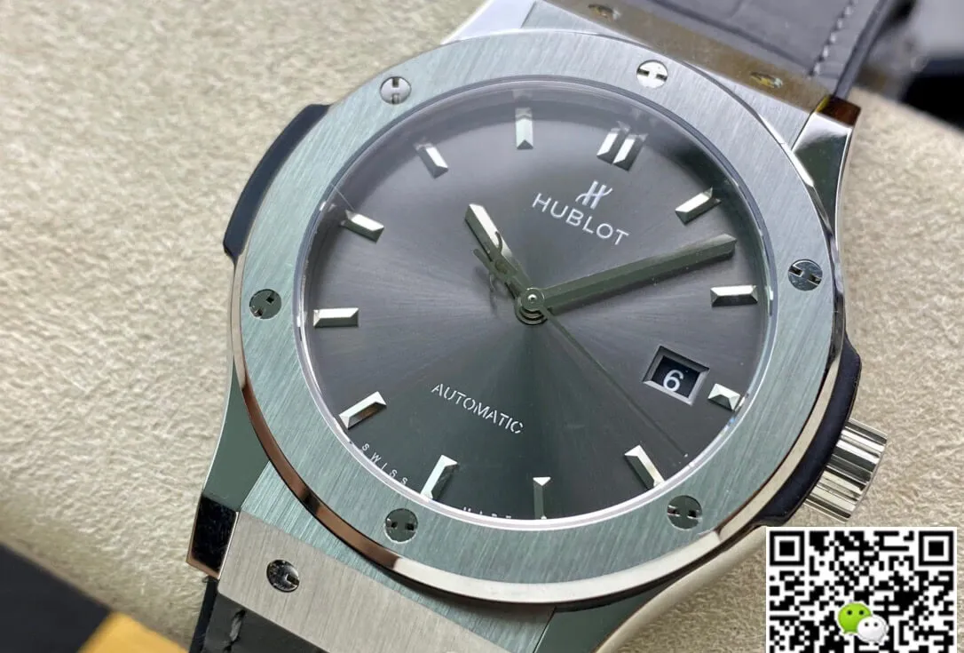 Hublot Classic Fusion 542.NX.7071.LR 42MM WWF Factory 1:1 Best Edition Replica Watch Grey Strap